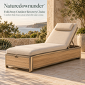 Naturedownunder™ FoldAway Outdoor Recovery Chaise