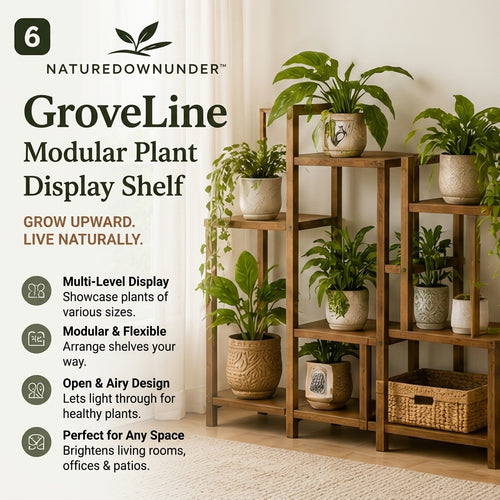 𝑵𝒂𝒕𝒖𝒓𝒆𝒅𝒐𝒘𝒏𝒖𝒏𝒅𝒆𝒓™ GroveLine Modular Plant Display Shelf