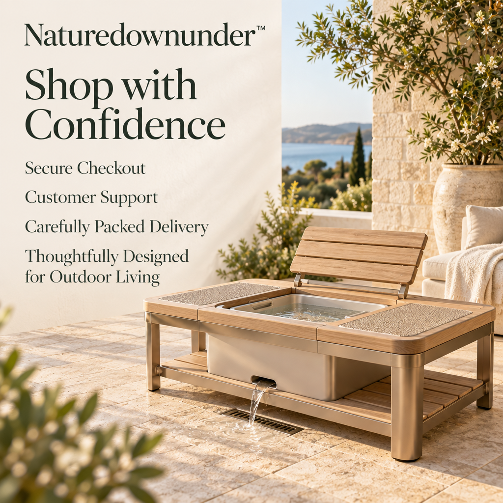 Naturedownunder™ Outdoor Foot Ritual Basin